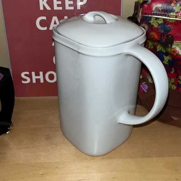 VINTAGE WINTERLING (WIUTERLIUG) BAVARIAN BONE CHINA RARE SQUARE TEAPOT WHITE - Picture 2 of 4